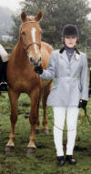 Emma and Katie the horse